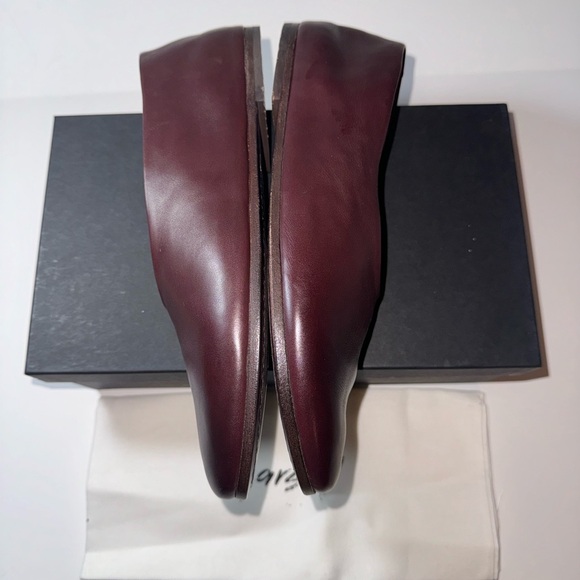 Marsell Coltellaccio Ballerina Flats Cioccovino Burgundy 39/9 NWT - Picture 6 of 10
